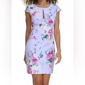 Floral Cap Sleeve Dress